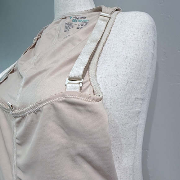 EUC Marena Recovery Zipperless Girdle with Suspenders — Beige — Sz L - Picture 2 of 6